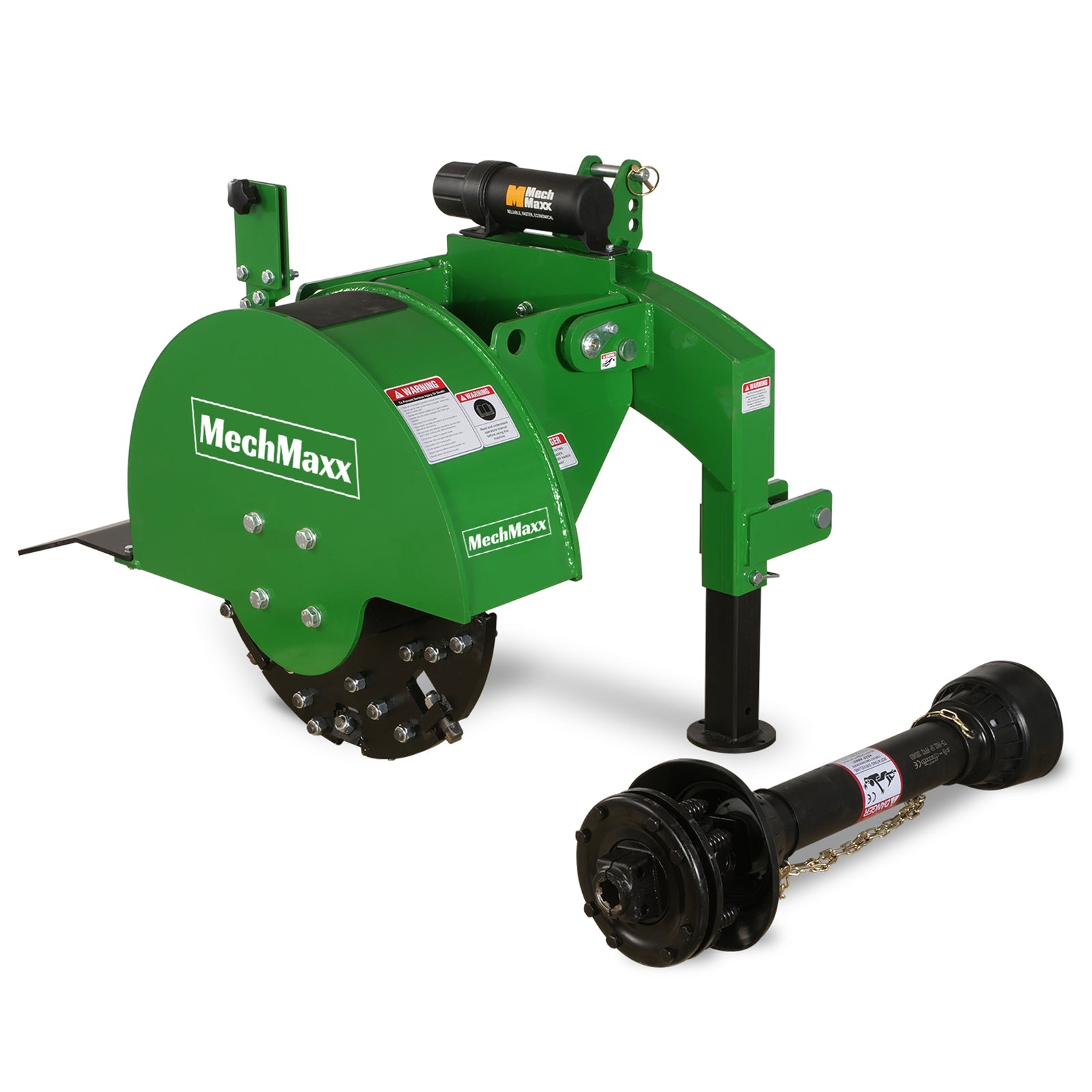 3-Point PTO Stump Grinder with 34 Carbide Teeth (PTO Shaft Included with Slip Clutch), for 15-45HP Tractor, SG24