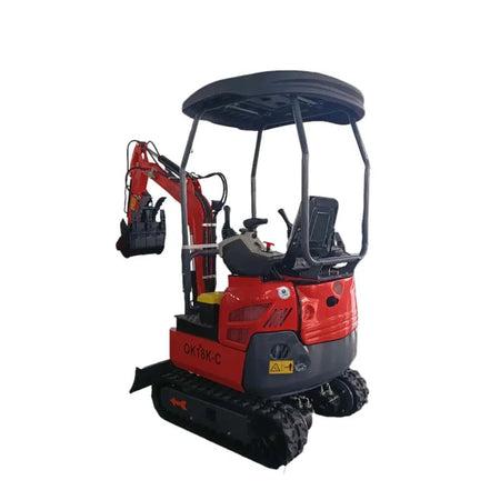 1.4 Ton, Kubota Engine Mini Excavator w/ Side Swing Boom, &amp; Hydraulic Thumb | AGT-QK18K-C