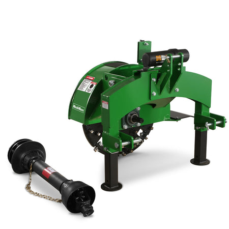 3-Point PTO Stump Grinder with 34 Carbide Teeth (PTO Shaft Included with Slip Clutch), for 15-45HP Tractor, SG24